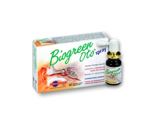 BIOGREEN OTO Spray – Απαλλαγείτε από το κερί των αυτιών