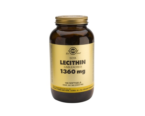 LECITHIN 1360mg softgels - Νευρικό σύστημα - χοληστερόλη - πρόληψη χολολίθων - μολύνσεις ιών - υγεία ήπατος - αρτηριοσκλήρυνση