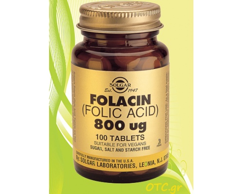 Solgar Folacin (Folic Acid) 800μg - Αναιμία