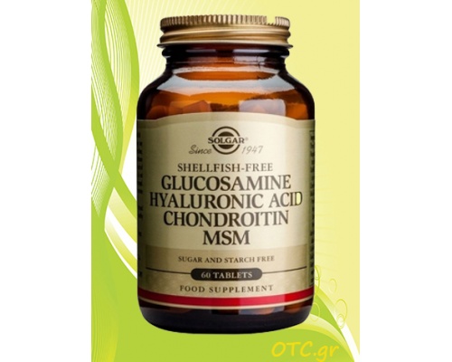 Solgar Glucosamine – Hyaluronic Acid – Chondroitin – MSM