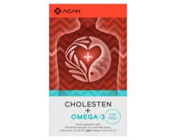 AGAN CHOLESTEN 30 vegicaps & OMEGA-3 1000 mg 30 soft gels AGAN CHOLESTEN 30 vegicaps & OMEGA-3 1000 mg 30 soft gels