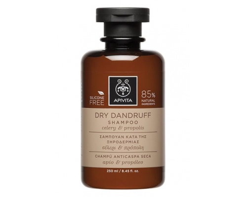 APIVITA Shampoo Dry Dandruff - Σαμπουάν Κατά της Ξηροδερμίας ( με Σέλερι & Πρόπολη )