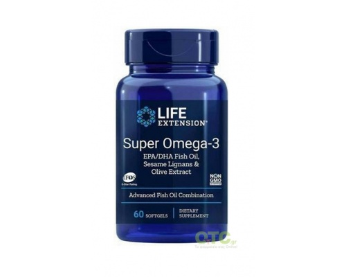 Life Extension Super Omega-3 EPA/DHA with sesame lignans and olive extract