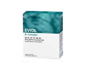 EVIOL B-Complex Σύμπλεγμα Βιταμινών Β, 60 Caps