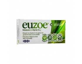 Euzoe Melatonin & Vitamin B12 30 Δισκία