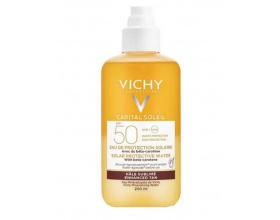 VICHY CAPITAL SOLEIL Water Spray SPF50 Αντηλιακό νερό προσώπου & σώματος για λαμπερό μαύρισμα 