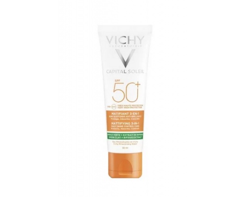 VICHY CAPITAL SOLEIL SPF50+  Αντηλιακή κρέμα κατά της λιπαρότητας