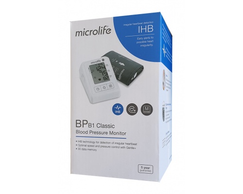 MICROLIFE B1 BP Classic Blood Pressure Monitor - Ψηφιακό Πιεσόμετρο Μπράτσου